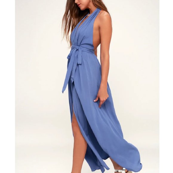 Lulus Dresses & Skirts - Periwinkle Wrap Dress
